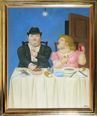 Fernando Botero The Dinner
